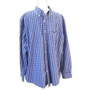 Size XL Chaps plaid easy-care button up shirt